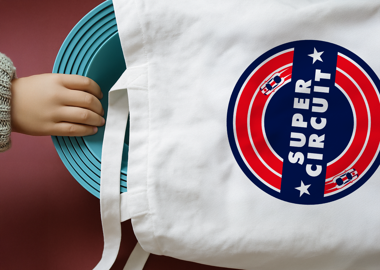 Tote bag Super Circuit 100% coton