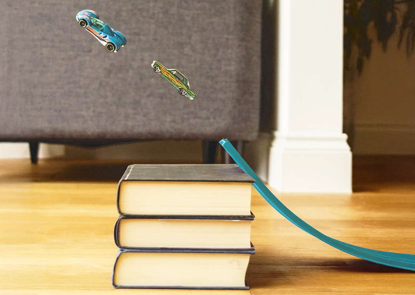 super circuit voiture enfant rouleau